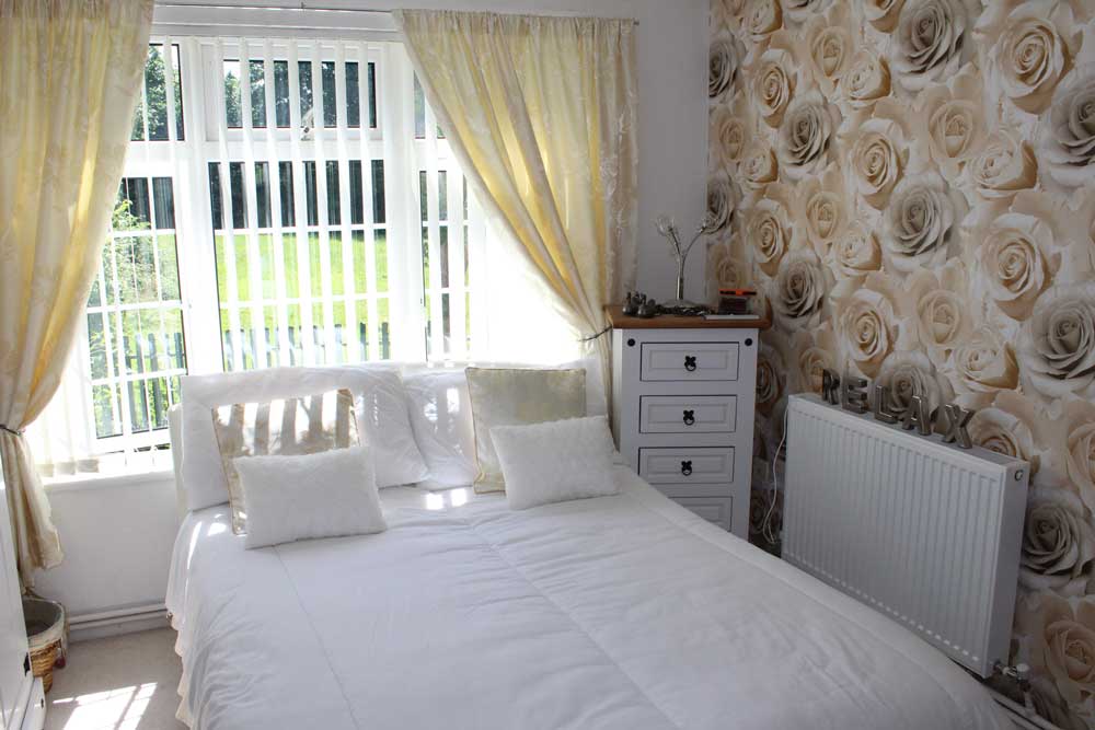 Bedroom at Arcon House retirement home