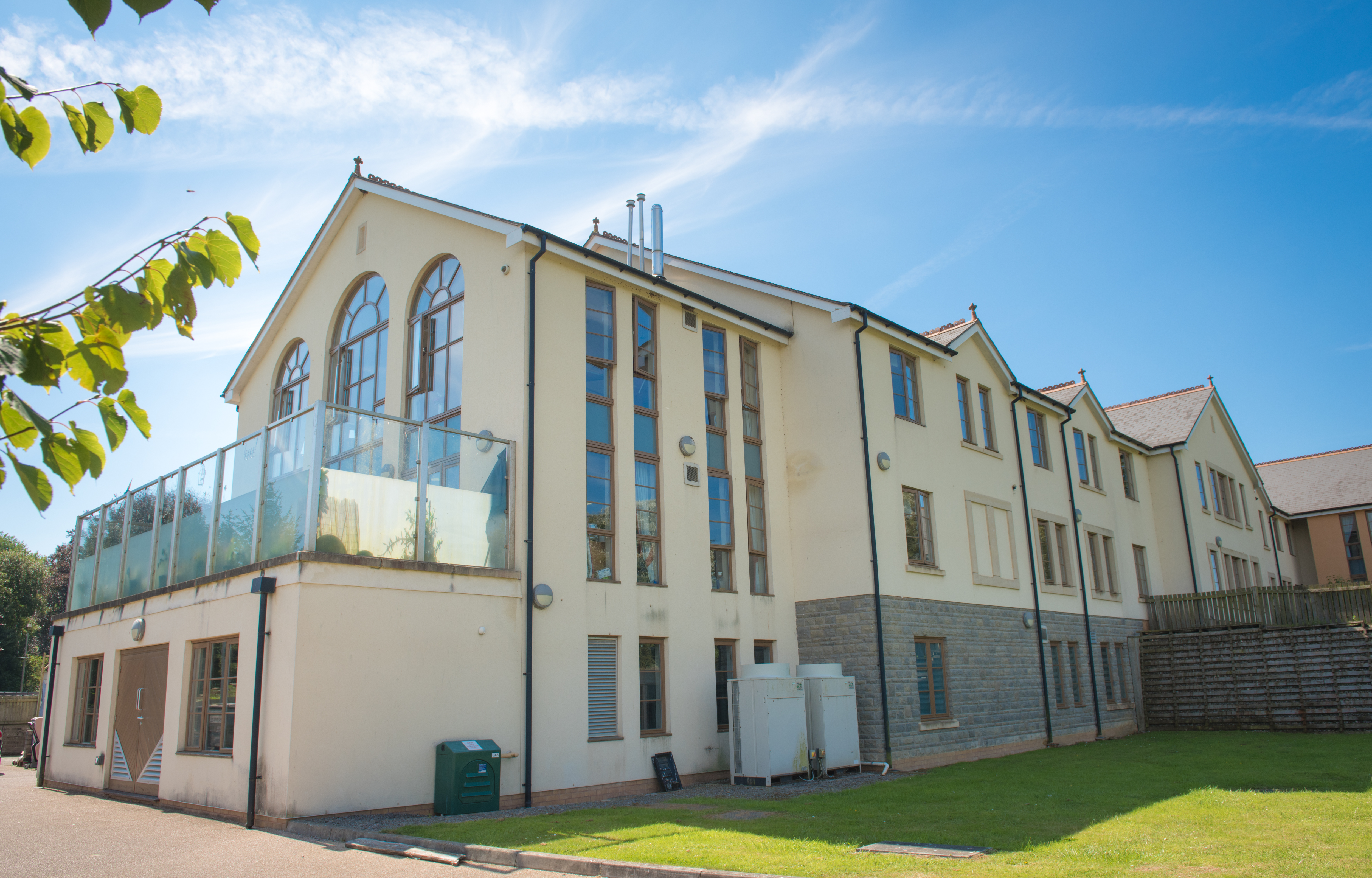 Exterior of Brocastle Manor Care Home in Bridgend