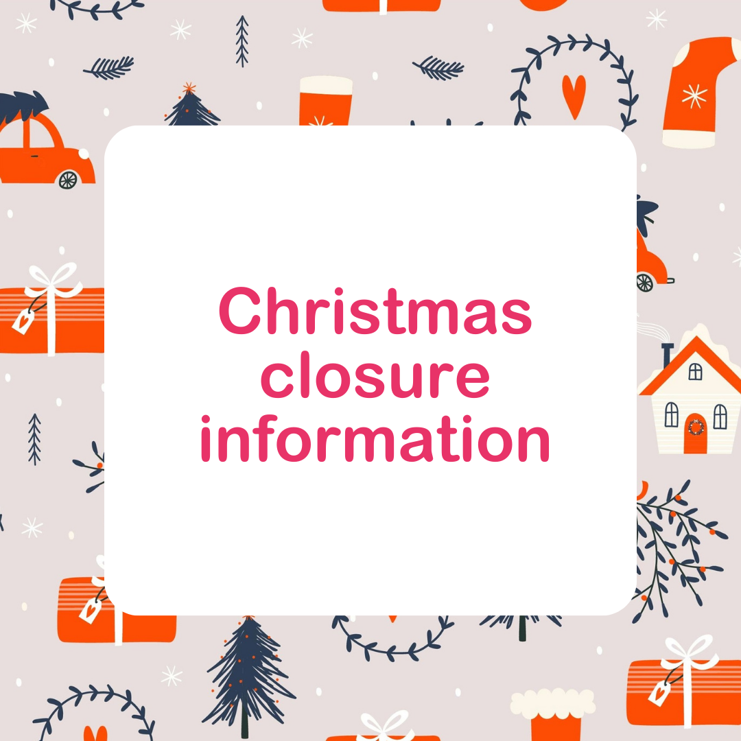 Christmas closure 2023