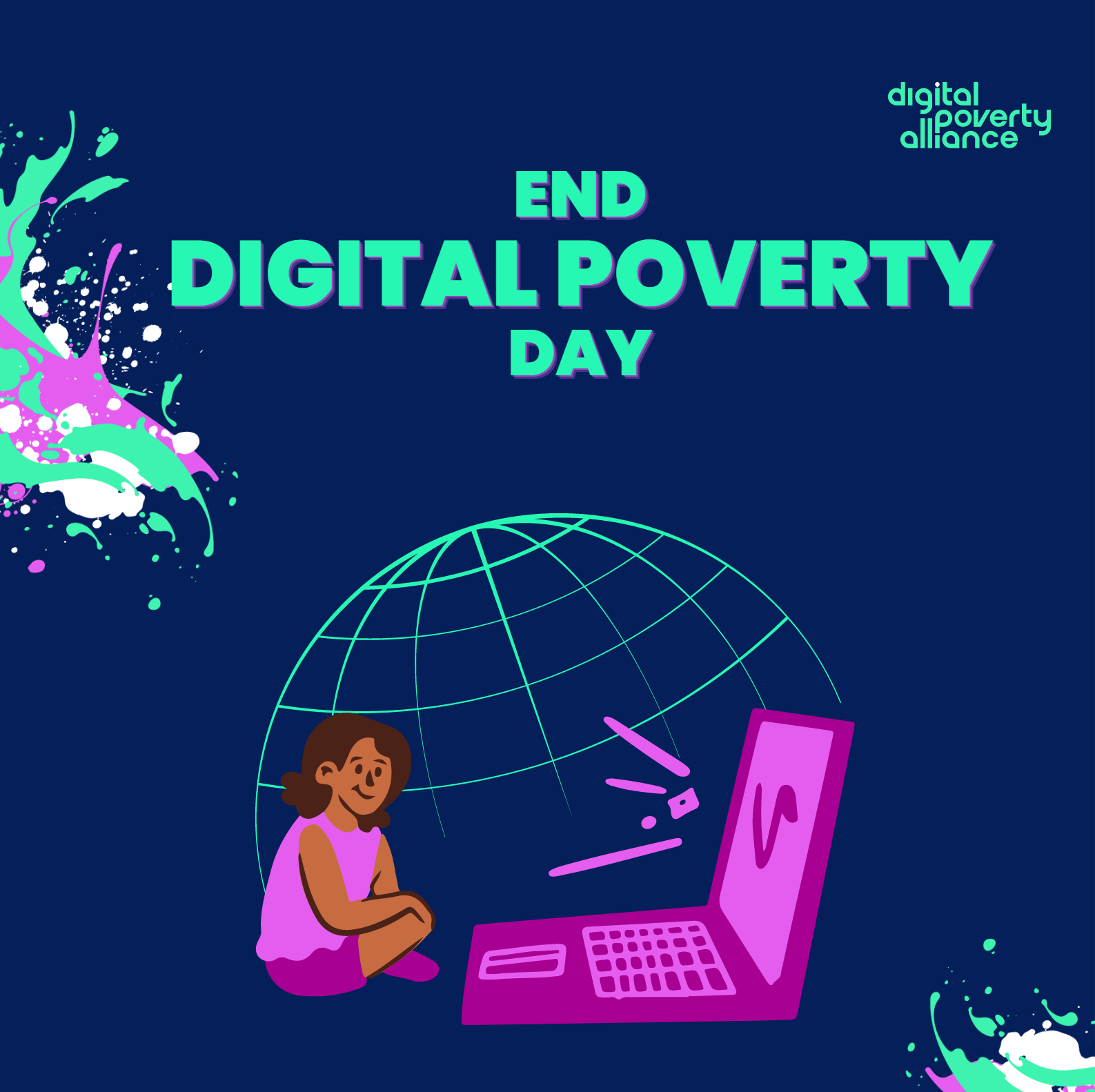 End digital poverty day