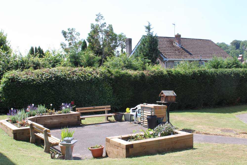 Garden at Glanogwr House