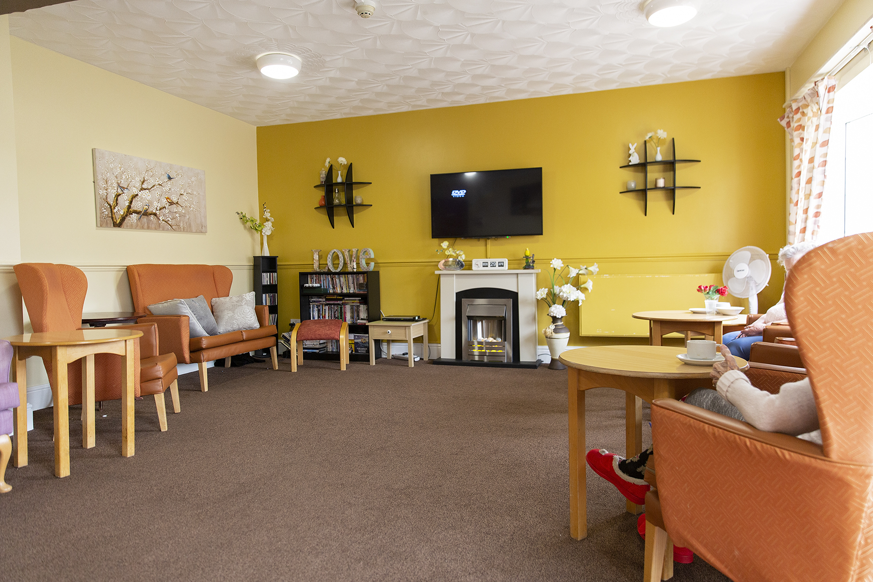 Living room at Picton Court Care Home