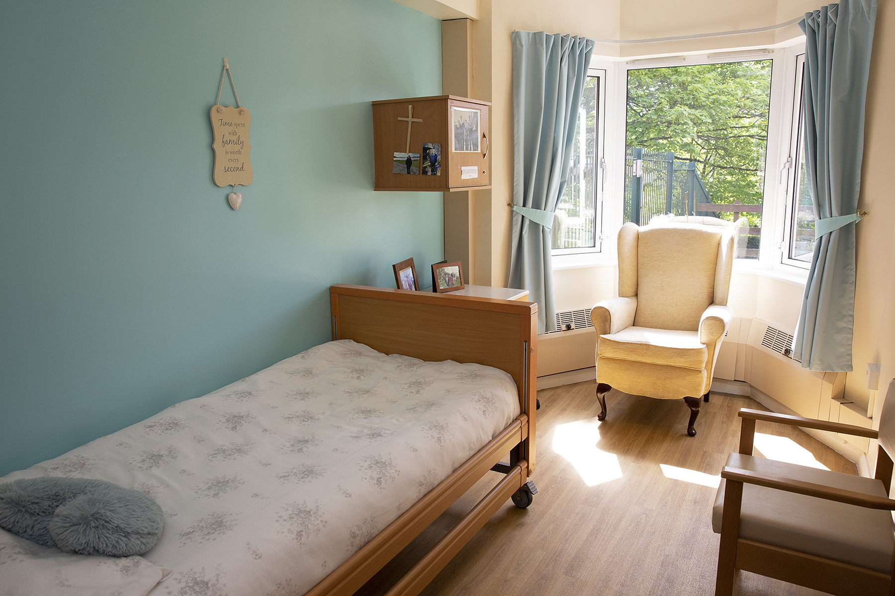 Bedroom at Plas y Garn Care Home