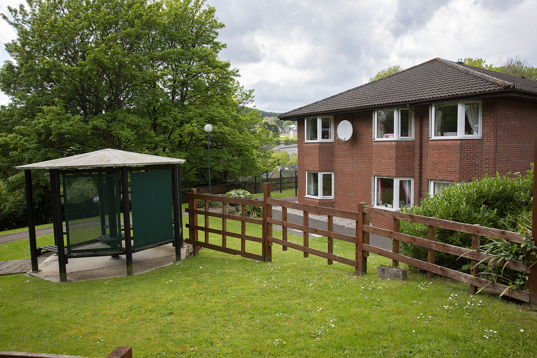 Garden at Plas y Garn Care Home