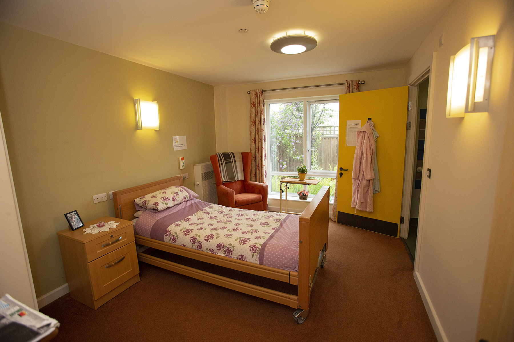 Bedroom at Woodcroft Care Home