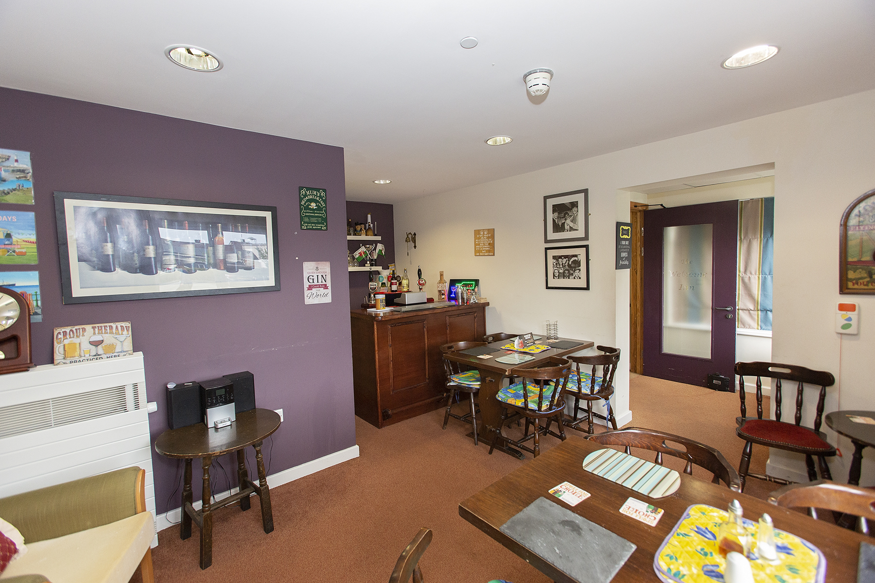 The pub at Woodcroft Care Home