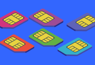 Hafod Housing Association Databank images of sim cards in different colours