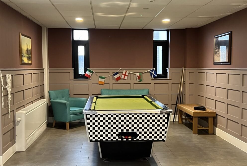 Hafod Housing Association Ty Heulog pool room