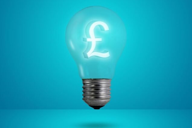 light bulb with pound symbol