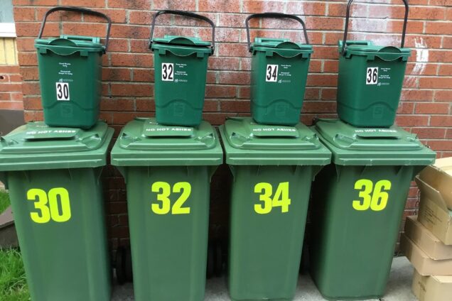 Wheelie bins