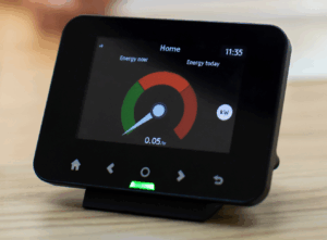 close up of a smart meter