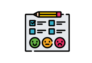 a survey with a pencil