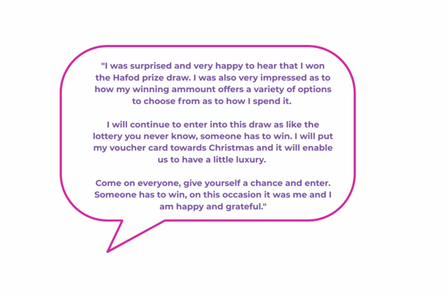 Hafod Housing Association Qotm quote saying, 