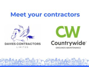 Logos of Davies Contractors Limited and Countrywide Grounds Maintenance