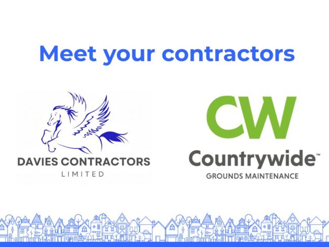 Logos of Davies Contractors Limited and Countrywide Grounds Maintenance