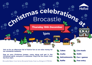 Brocastle Christmas celebrations poster